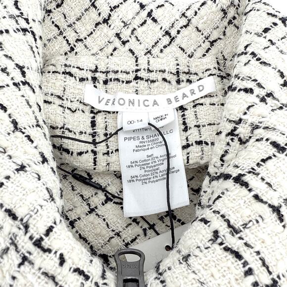 VERONICA BEARD Piney Dickey in White & Black - Picture 5 of 6